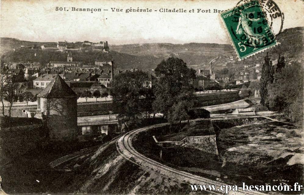501. Besançon - Vue générale - Citadelle et Fort Bregille